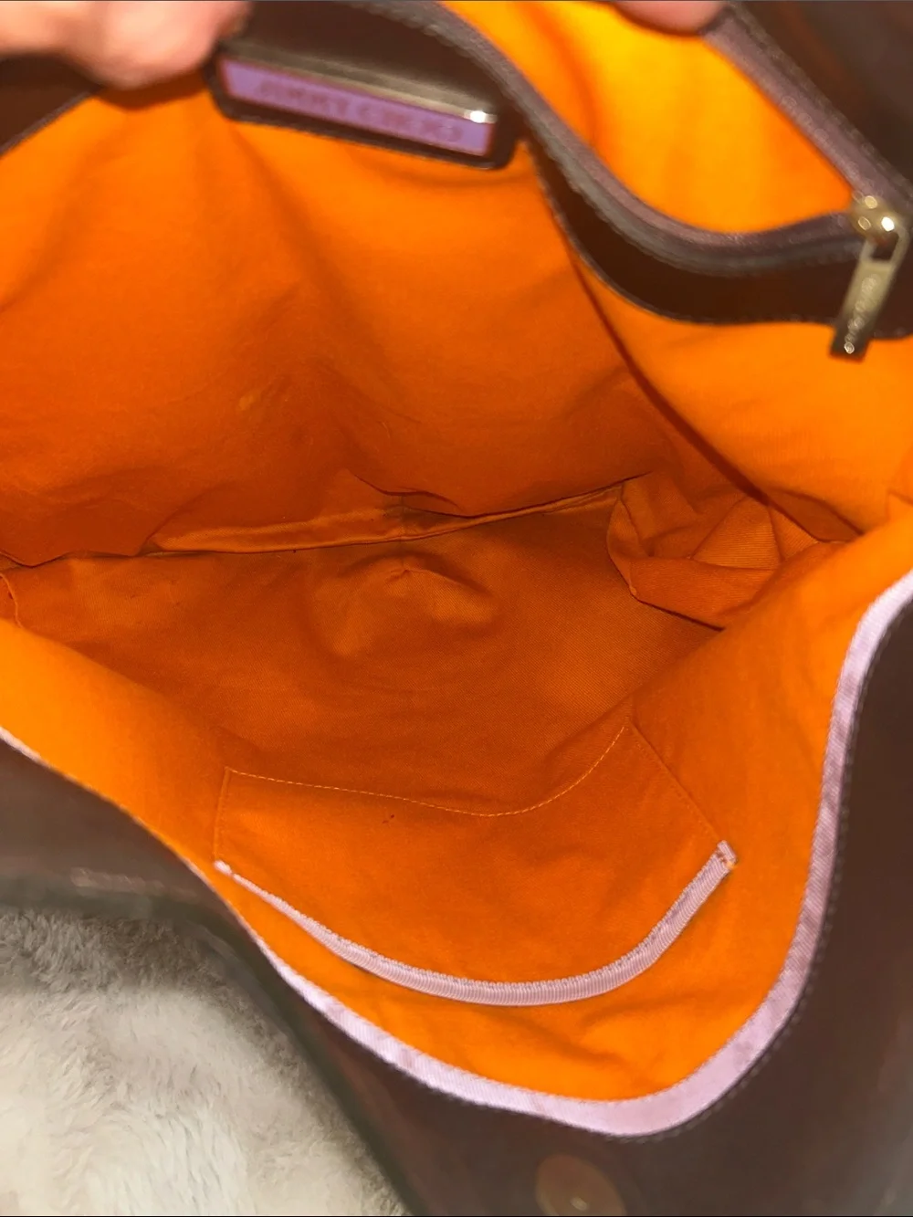 Jimmy Choo Rare multi colored large canvas hobo bag with leather trim EUC